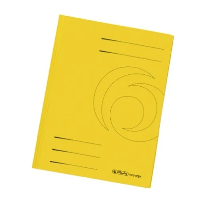 Imagen de Herlitz 11076437 Carpeta, 10 unidades, A4, 320 g/m², cartón de Manila reciclado, color amarillo
