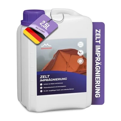 Imagen de Alpenwert Espray impermeabilizante para tiendas de campaña y cenador [protección larga duración ABPERL] Fabricado en Alemania campaña, toldos, sombrilla UVM. (2,5 l)