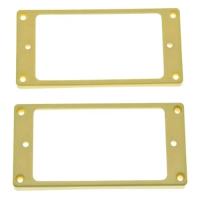 Imagen de KAISH 2 anillos de pastilla Humbucker color crema con parte inferior curvada para Epiphone Les Paul
