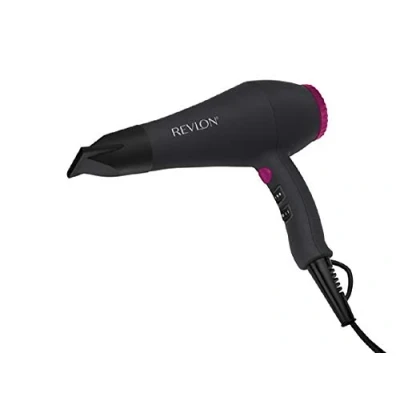 Imagen de Secador Revlon RVDR5251E, 2.000 W, 3 niveles, 2 velocidades, Ionizador, Motor AC, Aire frío, Negro