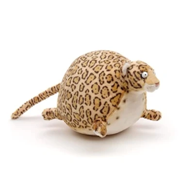 Imagen de Uni Toys Rollin&#039; Wild Peluche de Leopardo, Grande, 27 cm (Longitud)