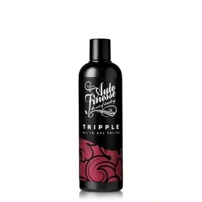 Imagen de Auto Finesse Tripple Pulidor todo en uno y cera para coche 500 ml Corrección de pintura, mejora del brillo, protección Verdaderamente británico