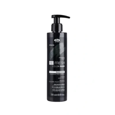 Imagen de Mascarilla acondicionadora con color para cuidar el cabello y reavivar o matizar gris Lisap ReFresh Mask ANTHRACITE (ANTRACITA)