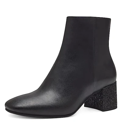 Imagen de MARCO TOZZI 2 25049 41, Botines de tacón Mujer, Peine Negro, 39 EU