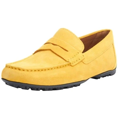 Imagen de Geox U Kosmopolis + Grip, Mocasin, Amarillo, 41 EU