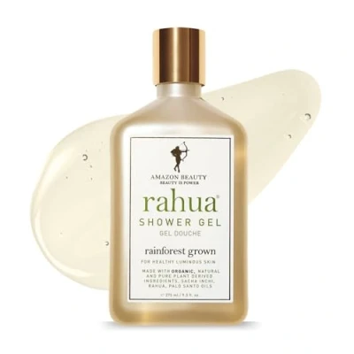 Imagen de gel de ducha Rahua, 9.3 fl oz, cuerpo saludable piel hecho con ingredientes orgánicos a base plantas naturales, nutría y restaura el equilibrio humedad la
