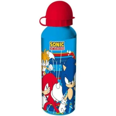 Imagen de KIDS LICENSING Cantimplora Surtido Aluminio Sonic The Hedgehog 500ml Botella, Adultos Unisex, Multicolor (Multicolor), Talla Única