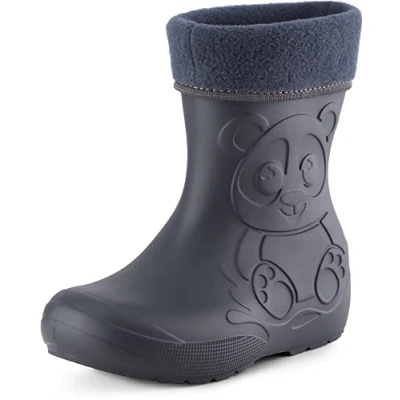 Imagen de Ladeheid Botas de Agua en EVA Unisexo Niños Niñas LA CA 11 (Carbone, 32/33 EU)