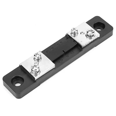 Imagen de medidor de panel resistencia derivación amperaje corriente 50A/100A Probador 75mV FL 2 para analógico amperímetro digital(50A)
