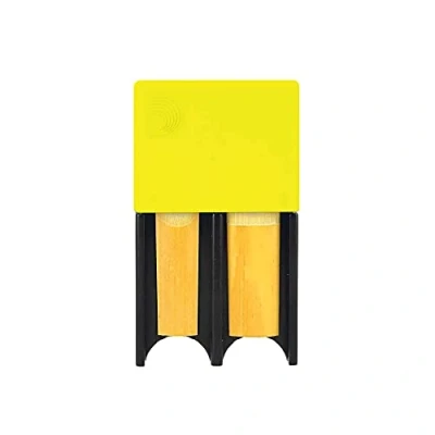 Imagen de Rico Woodwinds Reed Guard for Clarinet and Saxophone, Yellow, Small