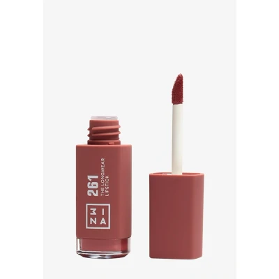 Imagen de 3INA MAKEUP The Longwear Lipstick 261 Labial Líquido Nude de Larga Duración con Acido Hialurónico para Hidratar los Labios Barra Matte Alta Pigmentación Vegan Cruelty Free
