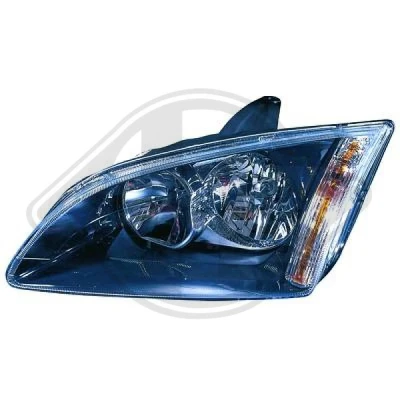 Imagen de DIEDERICHS 1416083 Faros izquierda H7, H7/H1, H1 negro FORD: Focus 2 Limousine, 2, Kombi