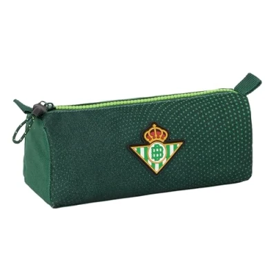 Imagen de REAL BETIS BALOMPIÉ Portatodo con cremallera y compartimiento, Estuche Infantil, Niño, Ideal para Niños en Edad Escolar, Cómodo Versátil, Calidad Resistencia, 21x7x8 cm, Color Verde