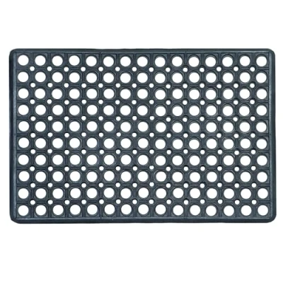 Imagen de ASTRA Felpudo resistente a la intemperie, de goma, antideslizante, 40 x 60 cm, muy resistente, para exterior, exteriores