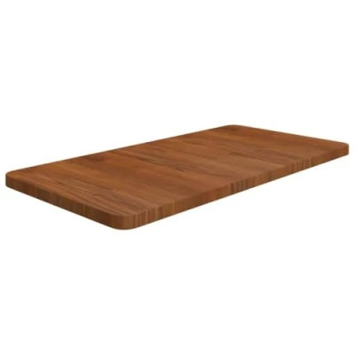 Imagen de vidaXL Encimera de Baño Lavabo Tablero Superficie Tocador Mesa Centro Mesita Cocina Comedor Salón Sala Estar Madera Maciza Tratada Marrón Oscuro