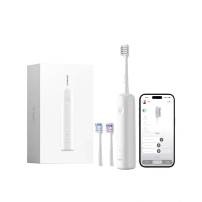 Imagen de Laifen Wave cepillo de dientes eléctrico, sónico eléctrico con vibración oscilante 3 cabezales cepillo, viaje recargable magnético impermeable IPX7 (ABS)