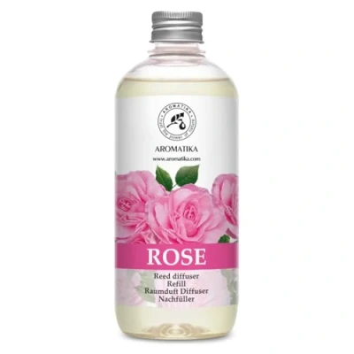 Imagen de Recambio Difusor de Rosas 500 ml Recambios Aroma para Difusores Carrizo Fragancia Fresca y Duradera Aromaterapia SPA Hogar Oficina