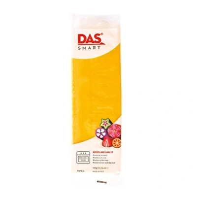 Imagen de DAS Smart, Pasta para modelar que se endurece al horno, 350g, Amarillo cálido