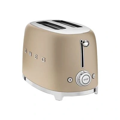 Imagen de SMEG TOASTER 2X2 50&#039;STYLE CHAMPAGNE TSF01CHMEU