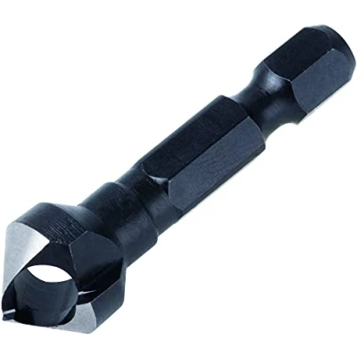 Imagen de wolfcraft Avellanador desbarbador, Ø 12 mm, vástago hexagonal I 4372000 Para desbarbar y avellanar agujeros taladrados en madera, metal no férreo plástico