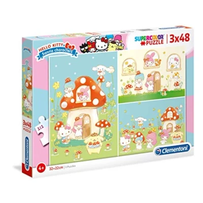 Imagen de Clementoni 25246 3 Puzzles 48 Piezas Hello Kitty