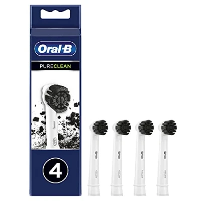 Imagen de Oral B Cabezal de repuesto para cepillo dientes Pure Clean Carbón, paquete 4