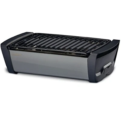 Imagen de Enders Aurora Barbacoa carbon sin humo pequeña con tecnología aireación, Bbq batería y conexión powerbank de para balcón, picnic camping Gris #1364