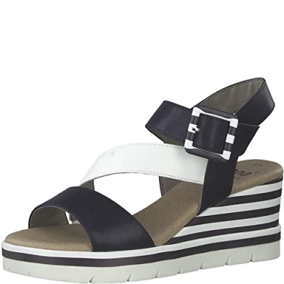 Imagen de Jana 8 28370 20, Sandalia con talón por Mujer, Navy, 38 EU