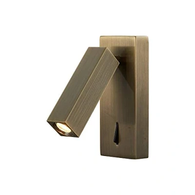 Imagen de Aplique lector MANTRA TARIFA color cuero LED 3W 3000K. 15 cm