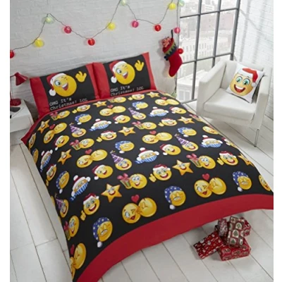 Imagen de Rapport Juego de Funda nórdica Iconos Navidad, Multicolor, Cama Individual