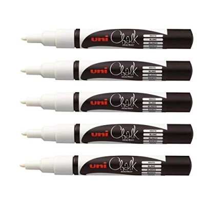 Imagen de LOT 5 UNI CHALK BLANC POINTE 1.3MM