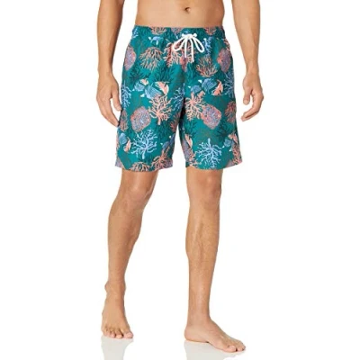 Imagen de Amazon Essentials Traje de Baño 23 Cm Secado Rápido Hombre, Naranja Coral, XL