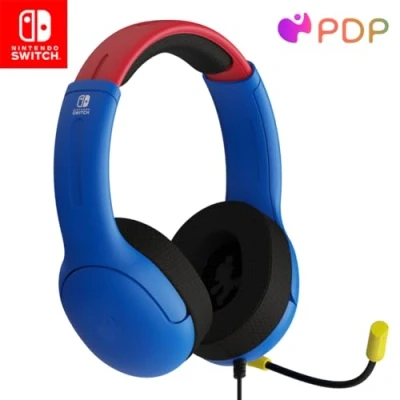 Imagen de Headset Gaming Pdp Airlite Lvl40 Super Mario Nintendo Switch