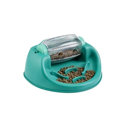 Imagen de Nina Ottosson por Outward Hound Spin N&#039; Eat Dog Food Puzzle Feeder, Green