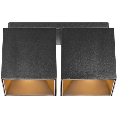 Imagen de Nordlux Foco de techo Ethan, 1 luz, negro
