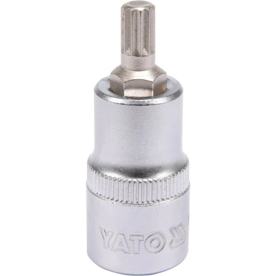 Imagen de YATO YT 04342 Piezas insertables de llave cubo DIN3120 M8 Acero para herramientas, cromo vanadio