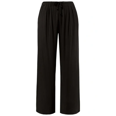 Imagen de Ulla Popken WIDE Palazzotrousers LONG Pantalones, Mujer, Talla: 60/62, Black