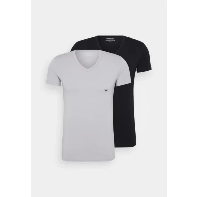 Imagen de Emporio Armani CC717 111512, Camiseta Interior Hombre, Negro/Gris (Black/Grey), M