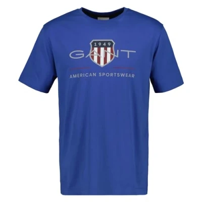 Imagen de GANT Archive Shield Camiseta estampada, Hombre, Talla: Small, Rich blue