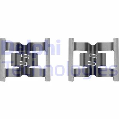 Imagen de DELPHI LX0682 Kit de accesorios, pastillas frenos VOLKSWAGEN: Touareg I, PORSCHE: Cayenne, AUDI: Q7