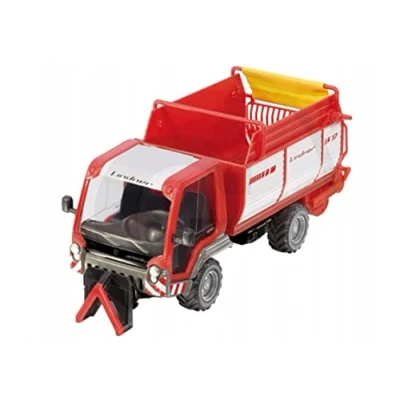 Imagen de siku 3061, Vehículo Multifuncional Lindner Unitrac con autocargador, 1:32, Metal/Plástico, Rojo,