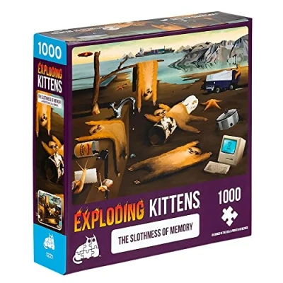 Imagen de Exploding Kittens Jigsaw Puzzles For Adults Slothness of Memory 1000 Piece Family Fun &amp; Game Night