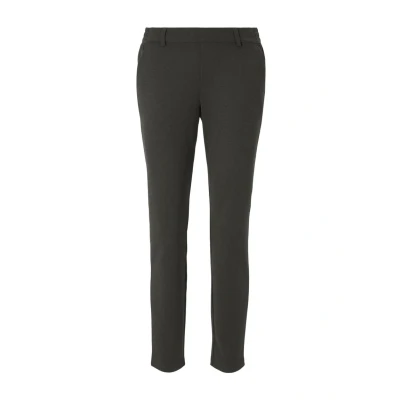 Imagen de TOM TAILOR Señoras Pantalones de corte relajado con cintura elástica 1021175, 10522 Shale Grey Melange, L