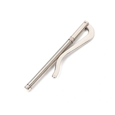 Imagen de Cuigu Clip de metal plegable para billetes (plata), plata, 8x1.5cm / 3.15x0.59 &#039;&#039; (ca.), Minimalista