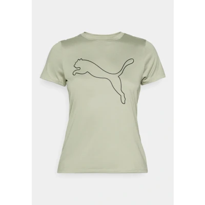 Imagen de Puma Essential LOGO TEE Camiseta deportiva, Mujer, Talla: Small, Lux army heather