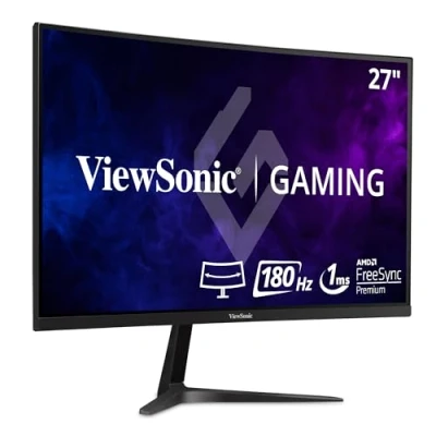 Imagen de ViewSonic VX2718 PC MHD Monitor Gaming Curvo 27&quot; Full HD, Adaptive Sync, 1 ms, 165 Hz, HDMI, DP, Altavoz, Negro