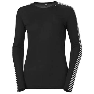 Imagen de Helly Hansen W HH LIFA CREW Camiseta de manga larga, Mujer, Talla: XS, Black