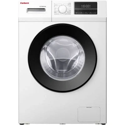Imagen de Corbero Lavadora Carga Frontal 9 Kg 1400 Rpm Motor Inverter 16 Programas Vapor Inicio Diferido 3 24 Horas Lavado Rápido 15 30 Min. Puerta XXL Eficiencia Energética A, Blanco