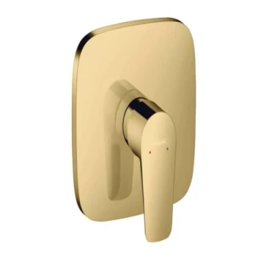 Imagen de hansgrohe Talis E Grifo monomando para ducha (acabado en oro pulido)