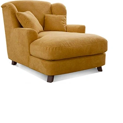 Imagen de CAVADORE Assado Sillón Grande, Tejidos Planos, Mostaza, 109 x 145 104 cm
